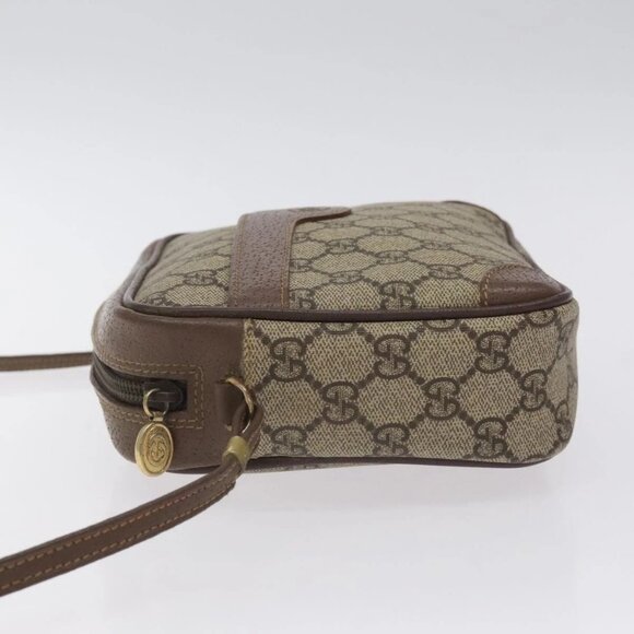 GUCCI GG Supreme Shoulder Bag PVC Beige Gold 007 115 6423 Auth BA3357 - Picture 6 of 16